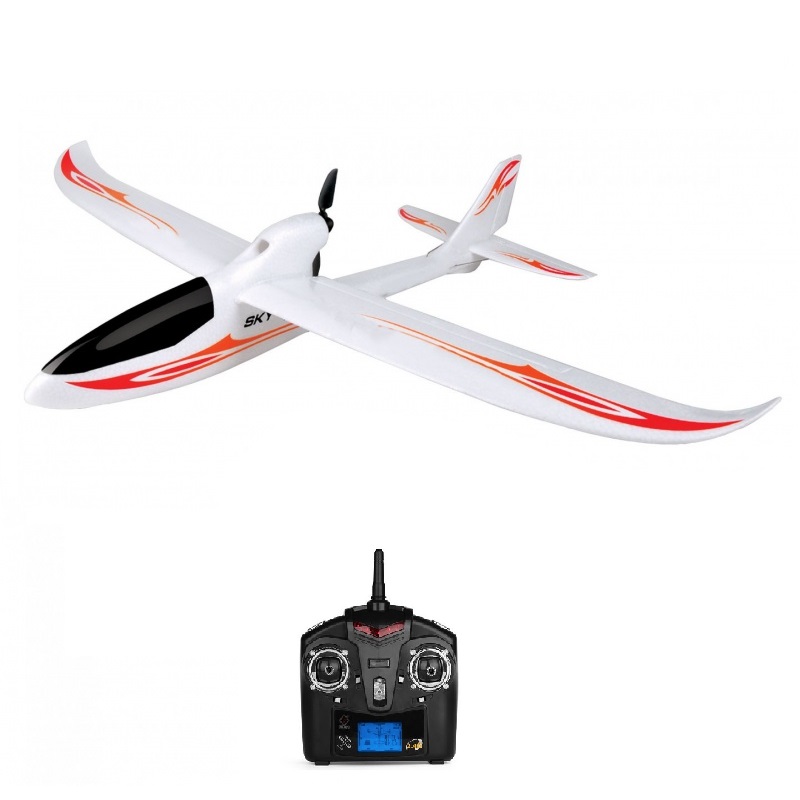 RC vliegtuig S-IDEE SKY-KING rood RC vliegtuig S-IDEE SKY-KING rood