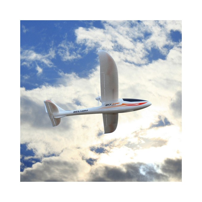 RC vliegtuig S-IDEE SKY-KING rood RC vliegtuig S-IDEE SKY-KING rood