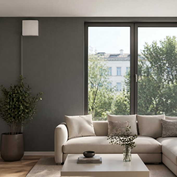 Decentrale warmteterugwinning AERIUM FreshPair+ H60P met vochtsensor